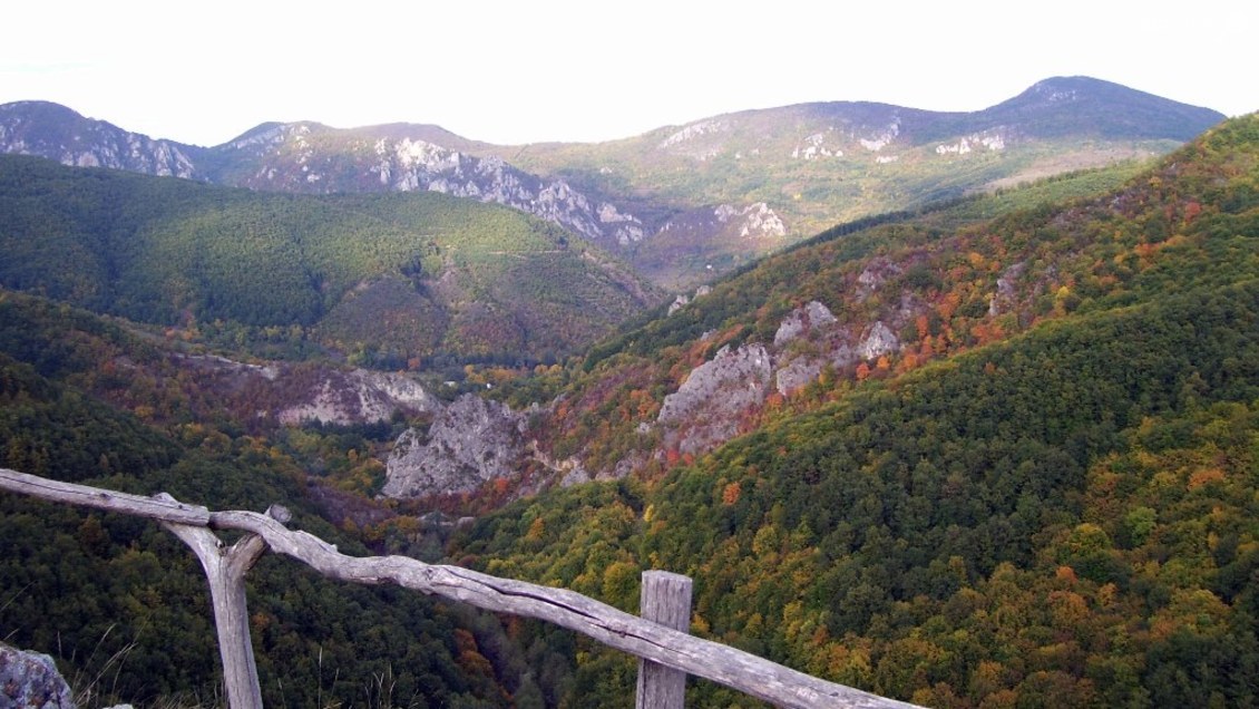 The gorge of Erma River